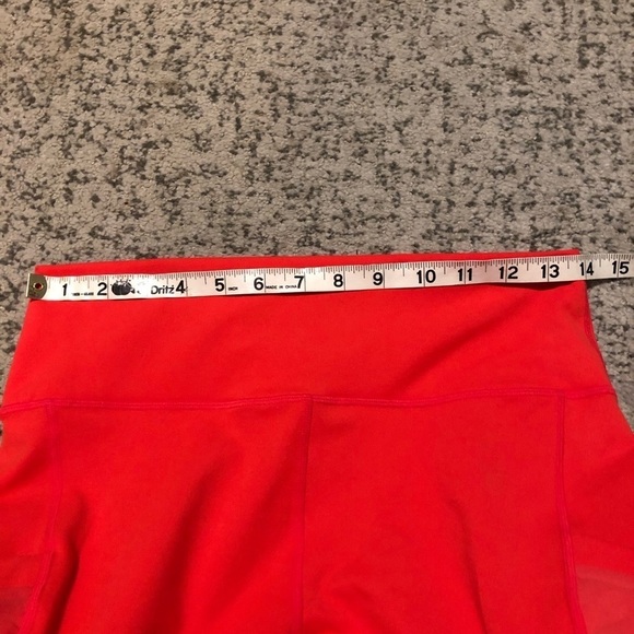 Fabletics On-the-go High Waisted Red Leggings Size Medium - Picture 11 of 13